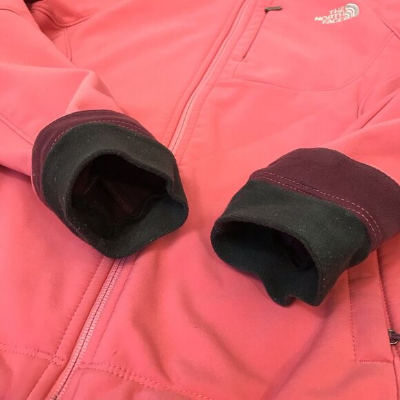 The‎ North Face Softshell Jacket F11 AMVX T183 Fleece Lined Full Zip Pink S - Picture 16 of 16